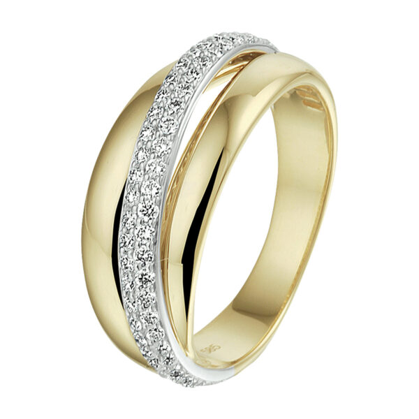 Bicollor Pass Over Ring