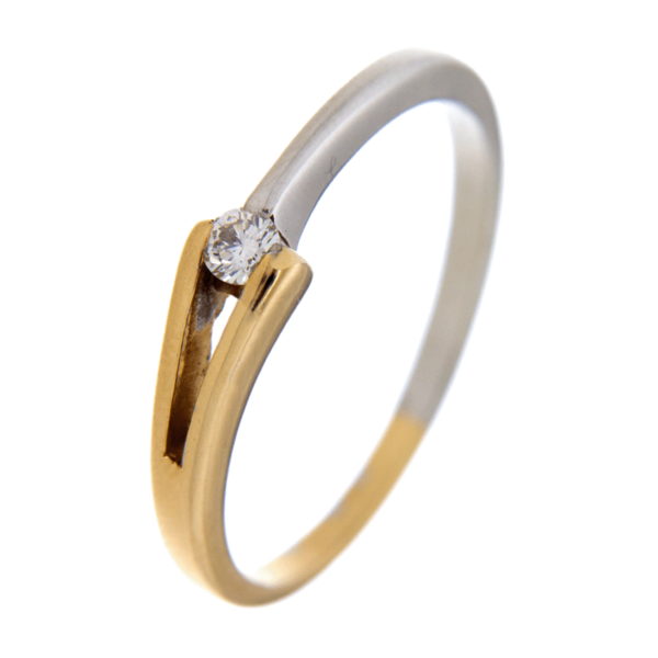Bicollor Ring Lechic Vork Briljant