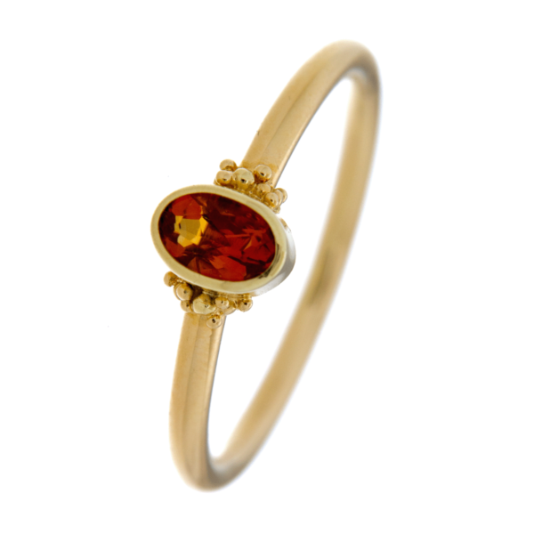 Elevance Ring Met Ovale Citrien