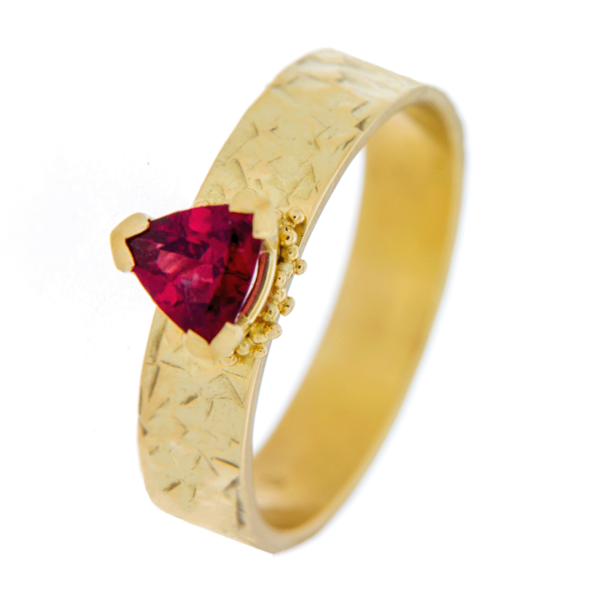 Sirius Ring Met Rode Toermalijn