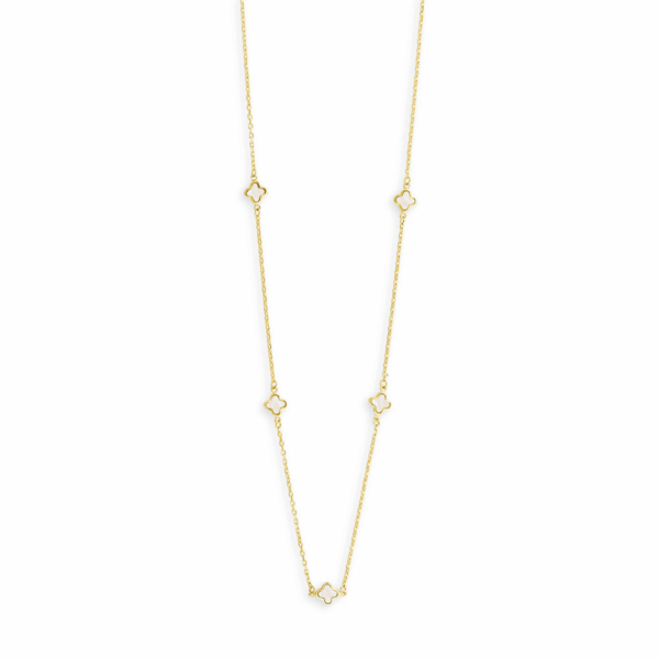 Gouden Collier Parelmoer