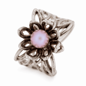 Ring Lace Leaf Lotus