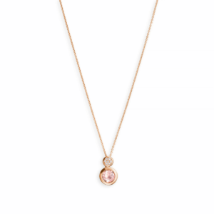 Rose Gouden Hanger Morganite