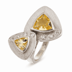 Fantasie Triangolo Ring Citrien Saffier