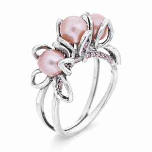 Ring Lace Orchidee Zilver