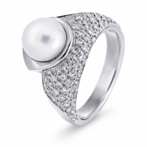 Wit Gouden Ring Cultive Parel