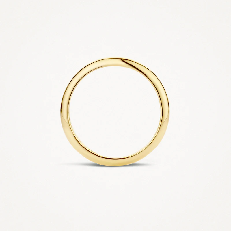 Ring met ⌀ 2 mm Gladde band 14k goud - Afbeelding 3