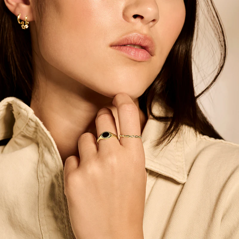 Gouden Ring met Vlechtontwerp 14k goud