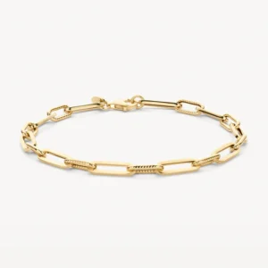 Armband Koordmotief Schakels 14k goud