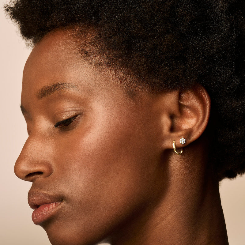 Creolen 14 mm 14k goud