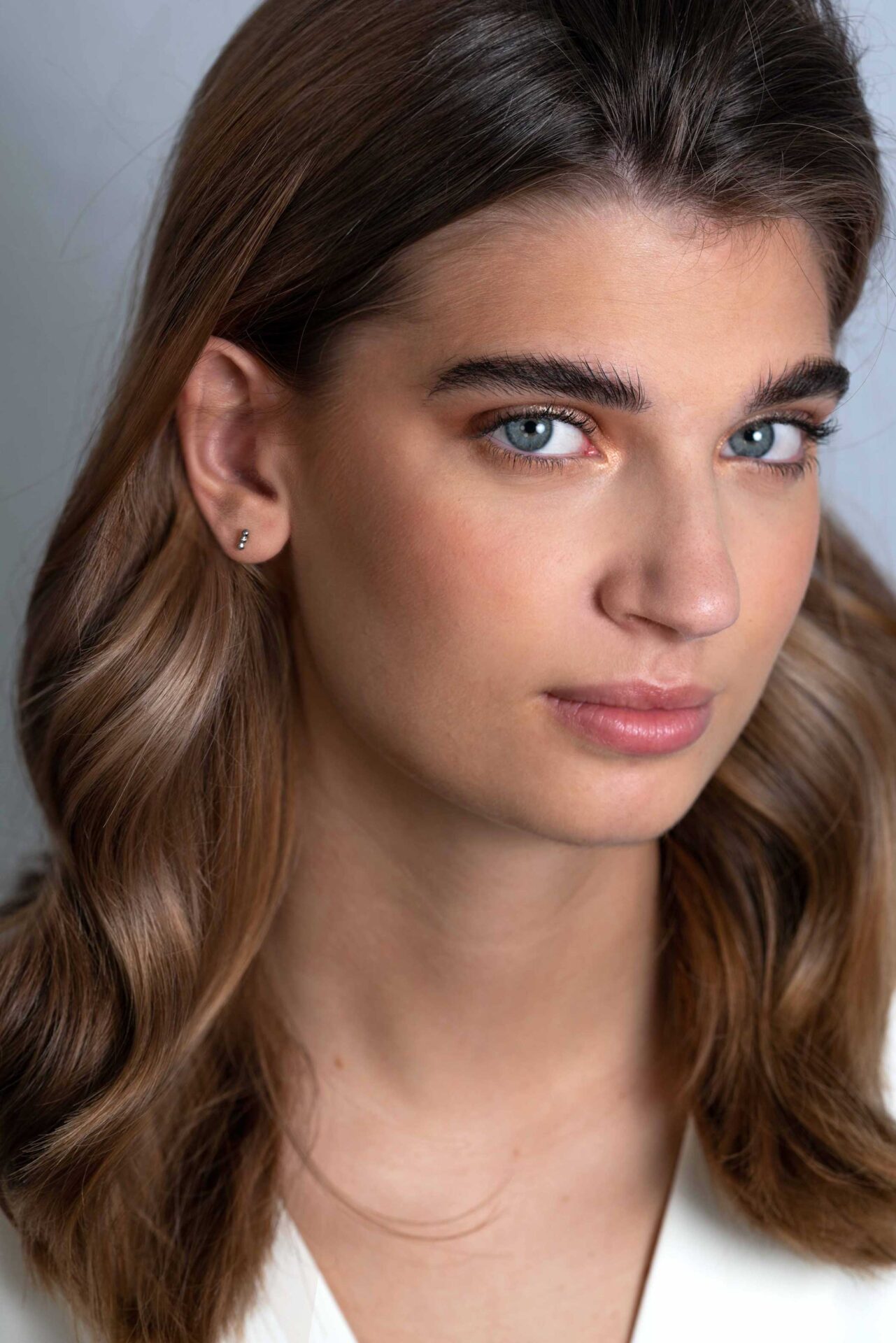 Zinzi zilveren oorknoppen drie bolletjes 6mm