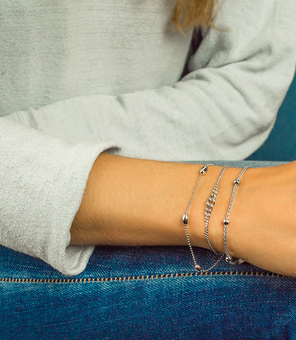 Zinzi zilveren fantasie armband