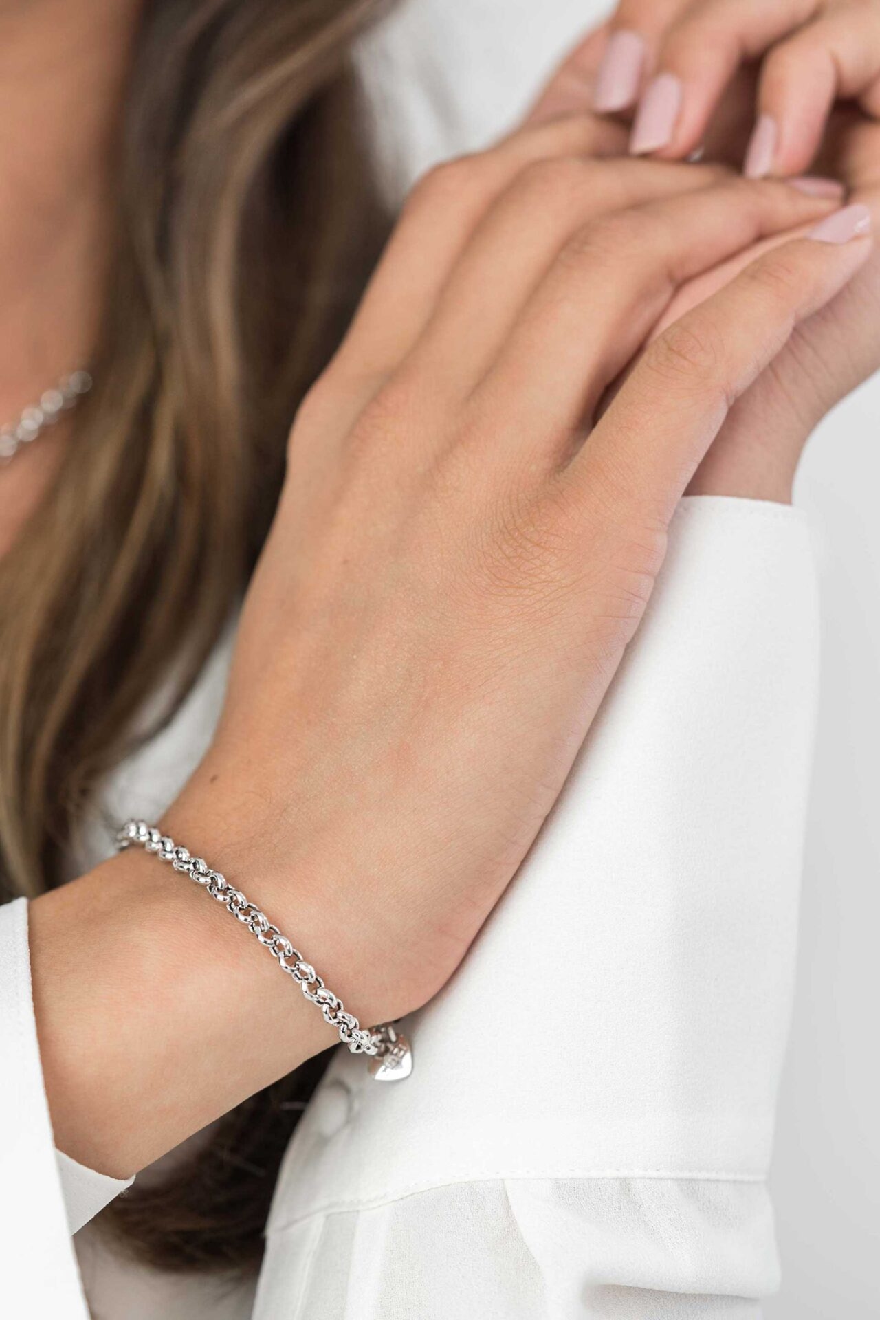 Zinzi zilveren jasseron armband 4,5mm