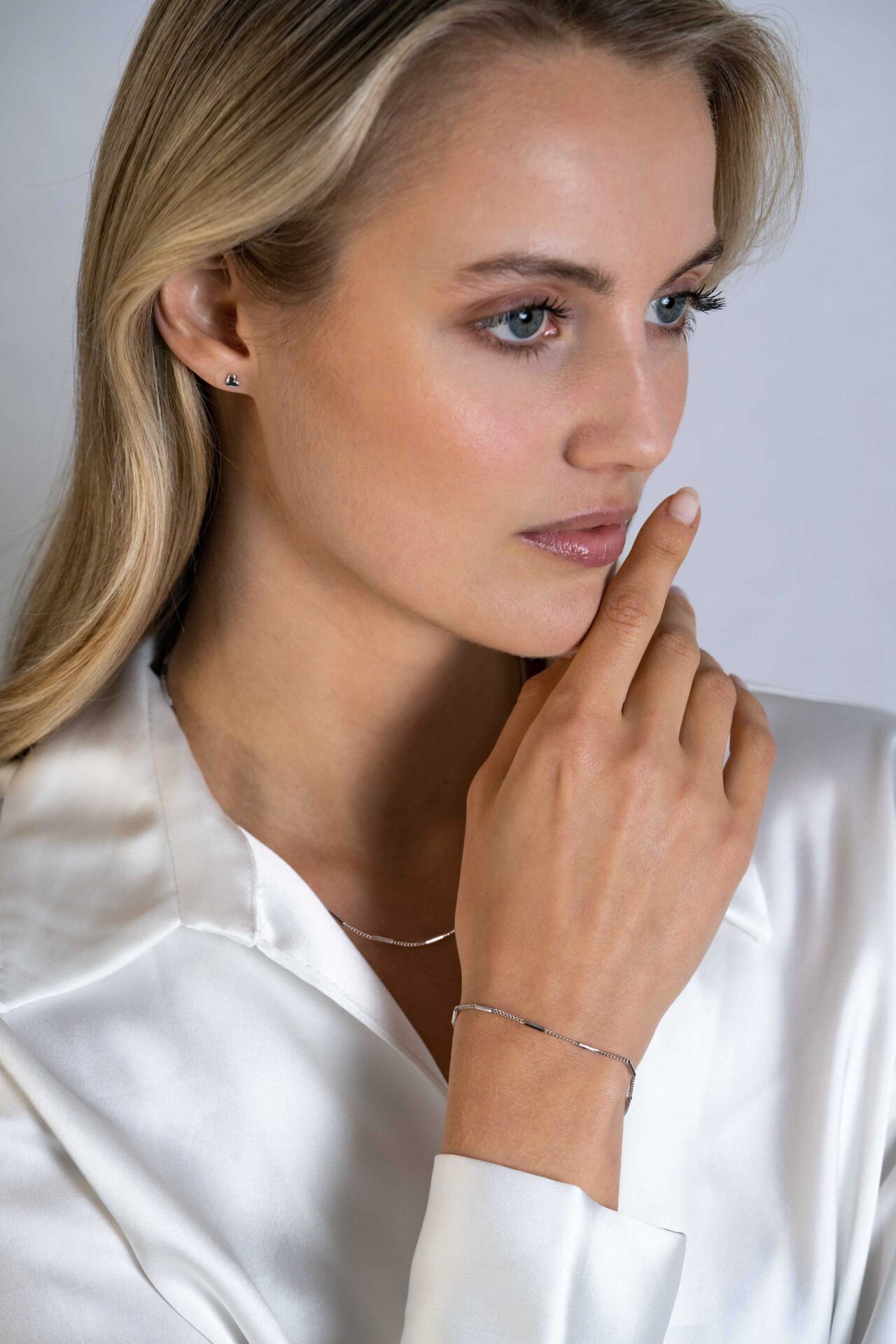 Zinzi zilveren oorknopjes hartje