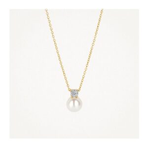 Ketting met hanger van Parel en Zirkonia