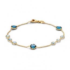 Armband geelgoud edelsteen