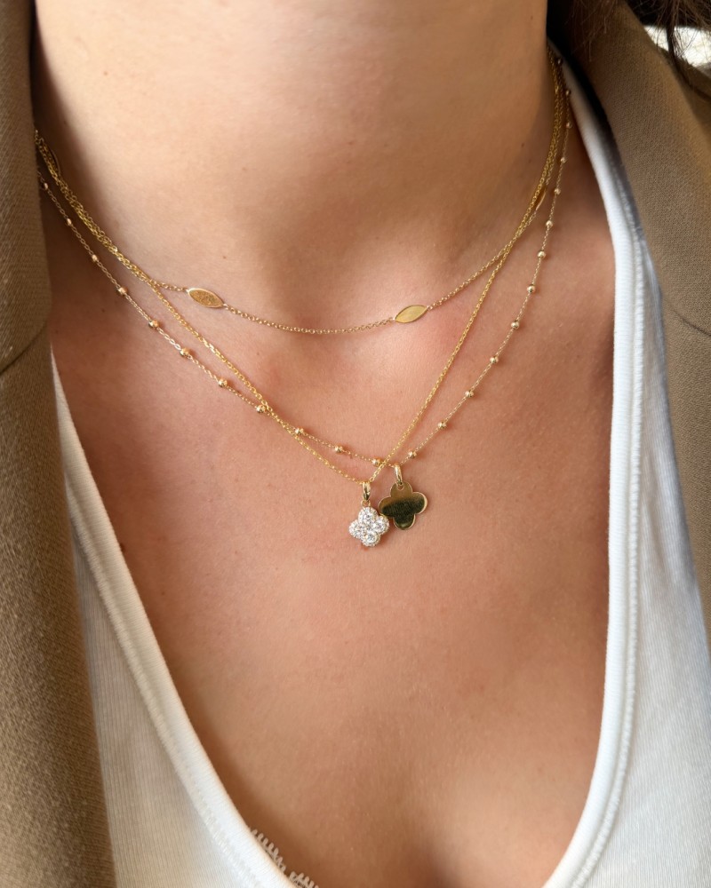 Collier geelgoud