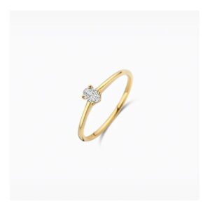 Ring met ovale lab grown diamant