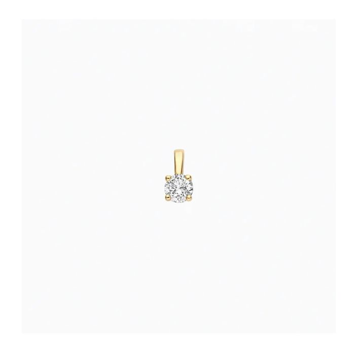 Hanger met ronde lab grown diamant