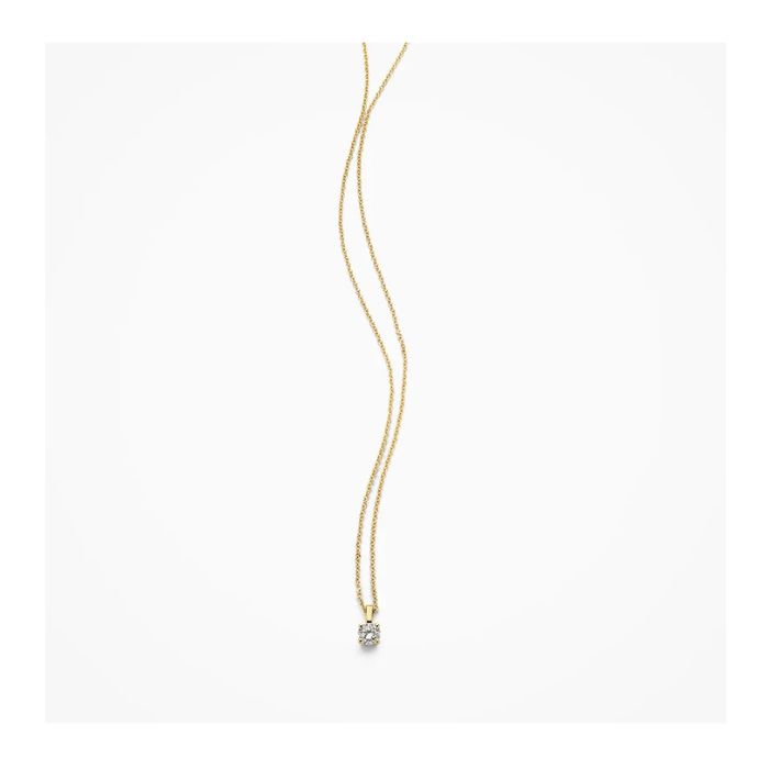 Hanger met ronde lab grown diamant - Afbeelding 2